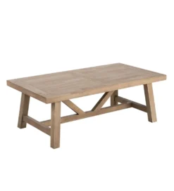 Stolik kawowy RUBBERY 130 cm drewno kauczuk naturalne*Zona-Design Hot