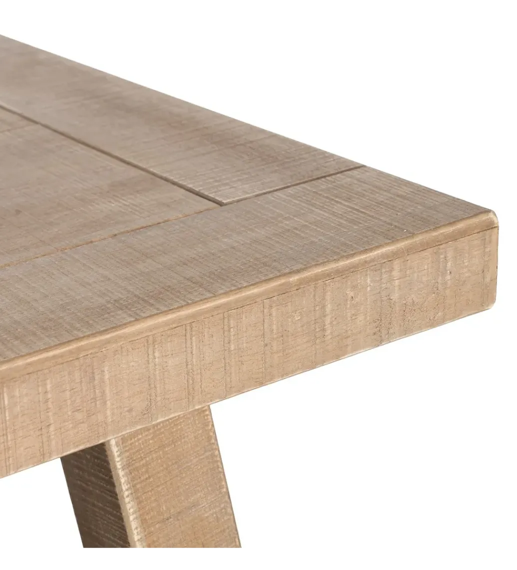 Stolik kawowy RUBBERY 130 cm drewno kauczuk naturalne*Zona-Design Hot