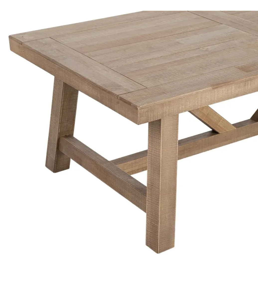 Stolik kawowy RUBBERY 130 cm drewno kauczuk naturalne*Zona-Design Hot