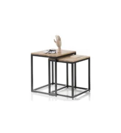 Stolik kawowy SAKURA set 2 dębowe*MCA