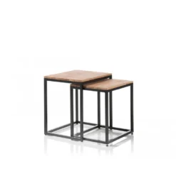 Stolik kawowy SAKURA set 2 dębowe*MCA