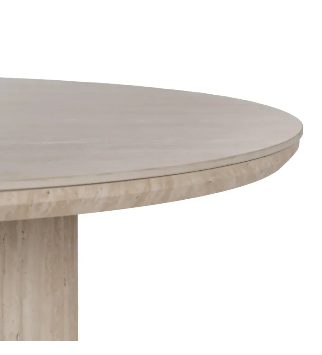 Stolik kawowy SAMETR 90 cm jasnobeżowy*Zona-Design Outlet