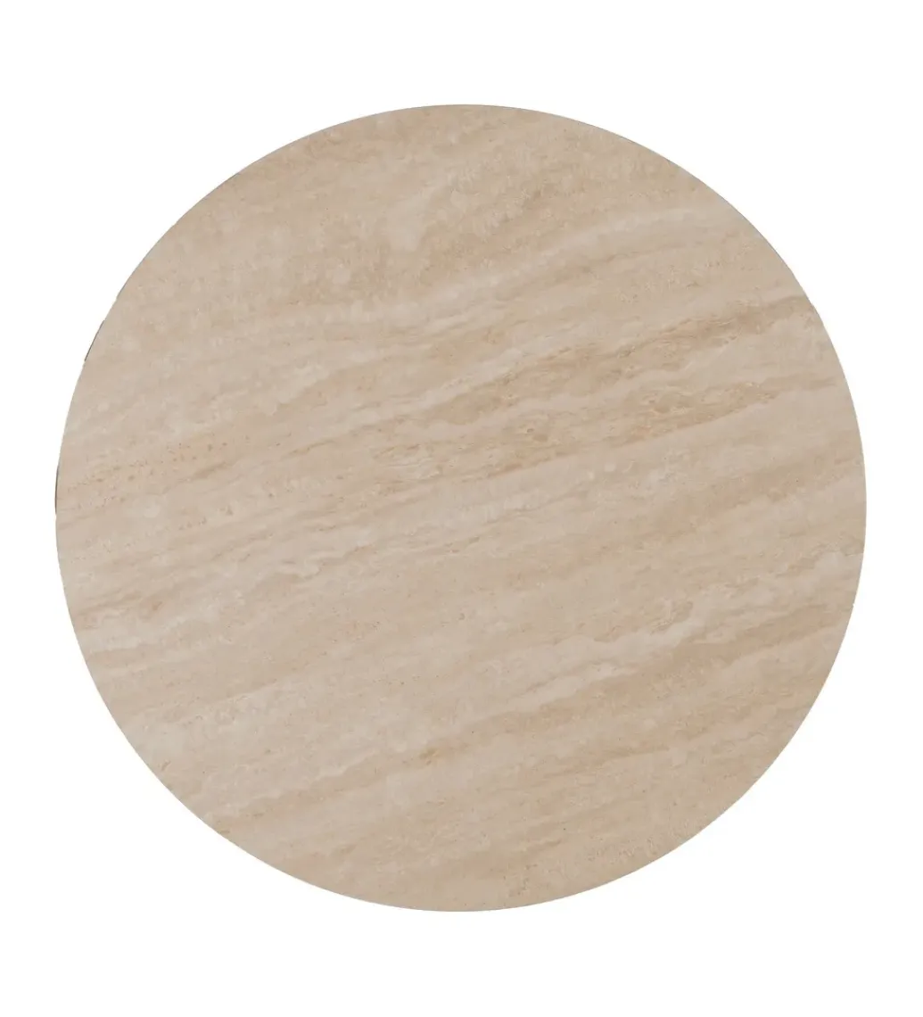 Stolik kawowy SAMETR 90 cm jasnobeżowy*Zona-Design Outlet