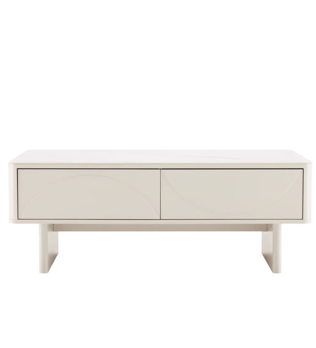 Stolik kawowy SAVOY 120 cm biały*Invicta Interior Online