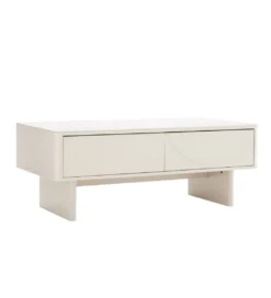 Stolik kawowy SAVOY 120 cm biały*Invicta Interior Online