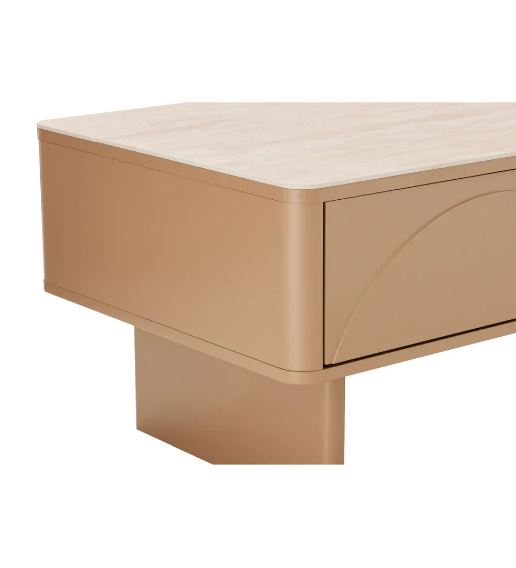 Stolik kawowy SAVOY 120 cm kolor trawertynu*Invicta Interior Discount