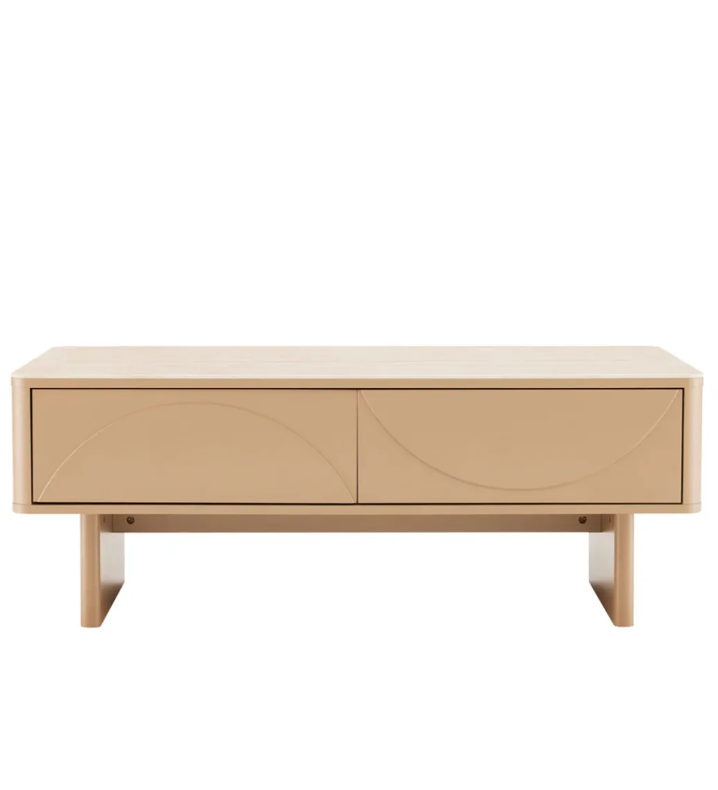 Stolik kawowy SAVOY 120 cm kolor trawertynu*Invicta Interior Discount