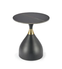 Stolik kawowy SCALITA 50 cm ceramika w optyce marmuru*Halmar Best