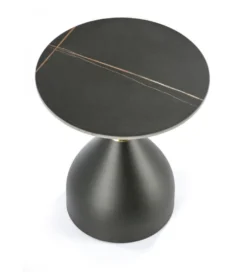 Stolik kawowy SCALITA 50 cm ceramika w optyce marmuru*Halmar Best