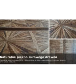 Stolik kawowy SCALO 105 cm drewno mango*WOHNLING, GERMANY