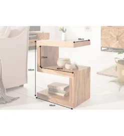 Stolik kawowy S 60 cm Sheesham*Invicta Interior New