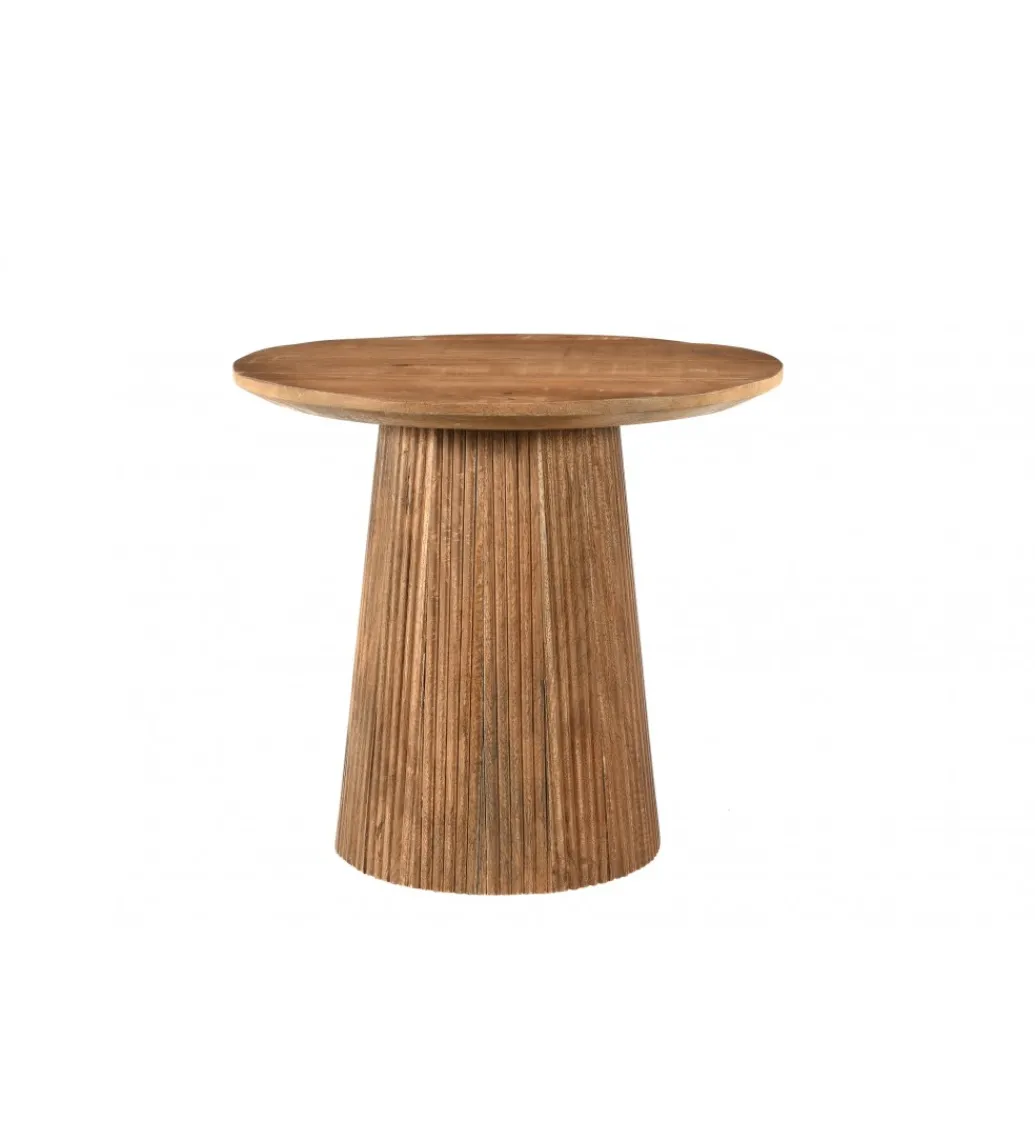 Stolik kawowy SELVETOR 50 cm drewno mango*LF-Design Discount