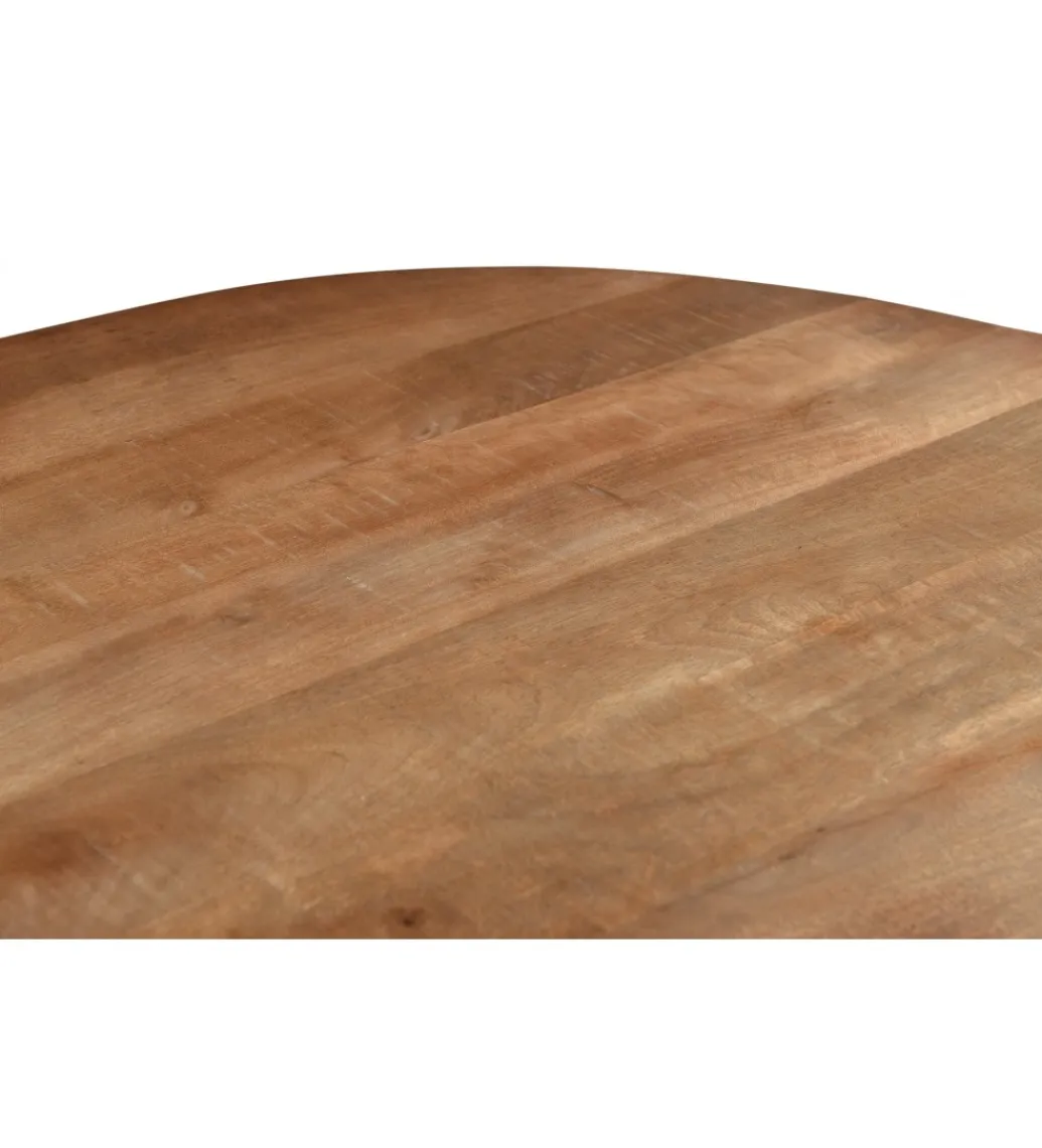 Stolik kawowy SELVETOR 50 cm drewno mango*LF-Design Discount