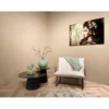 Stolik kawowy SELVETOR 80 cm w kolorze orzecha*LF-Design Outlet