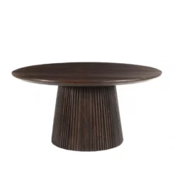 Stolik kawowy SELVETOR 80 cm w kolorze orzecha*LF-Design Outlet