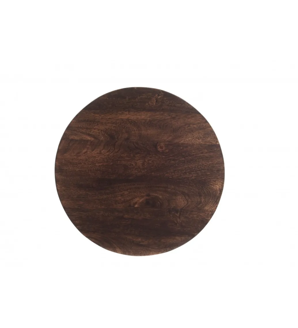 Stolik kawowy SELVETOR 50 cm w kolorze orzecha*LF-Design Discount