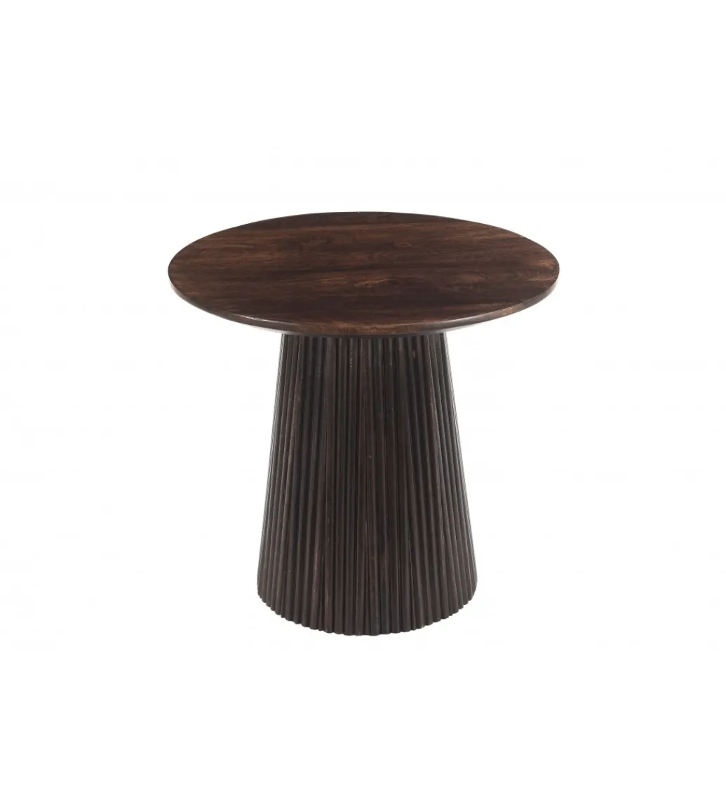 Stolik kawowy SELVETOR 50 cm w kolorze orzecha*LF-Design Discount