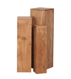 Stolik kawowy set 3 WOHNLING drewno akacja*WOHNLING, GERMANY Outlet