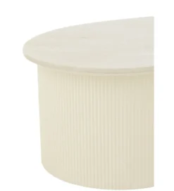 Stolik kawowy SHADA 121 cm biały marmur*J-Line Clearance