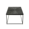 Stolik kawowy Shanil 120 cm drewno czarny*J-Line