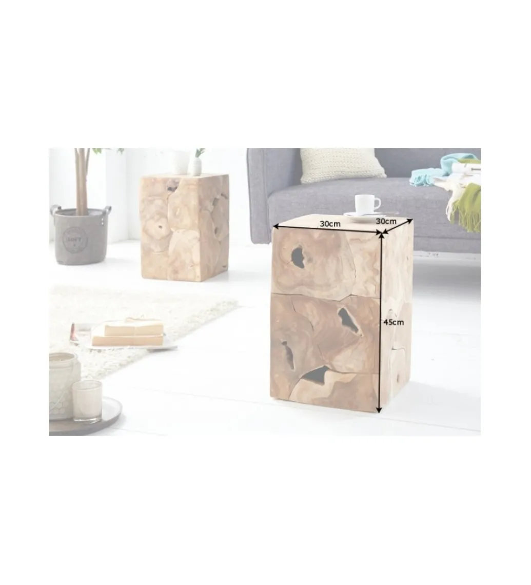 Stolik Kawowy Shark 30 Cm Teak*Invicta Interior Discount