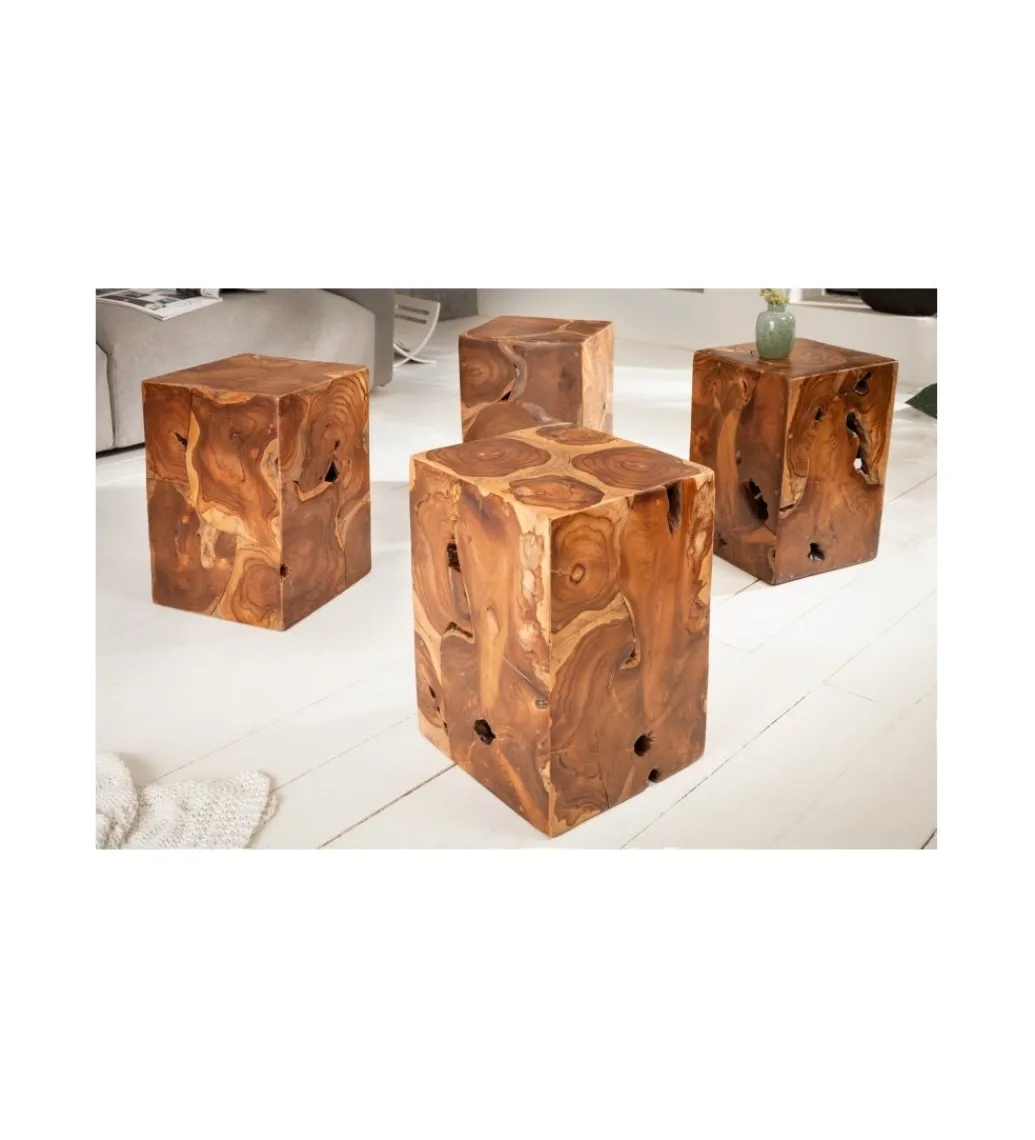 Stolik Kawowy Shark 30 Cm Teak*Invicta Interior Discount