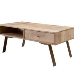 Stolik kawowy SIKAR 95 cm drewno mango*WOHNLING, GERMANY Outlet