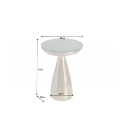 Stolik kawowy SPEZIA 40 cm marmur zielony*Invicta Interior Hot