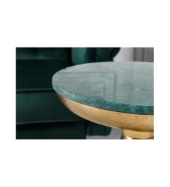 Stolik kawowy SPEZIA 40 cm marmur zielony*Invicta Interior Hot