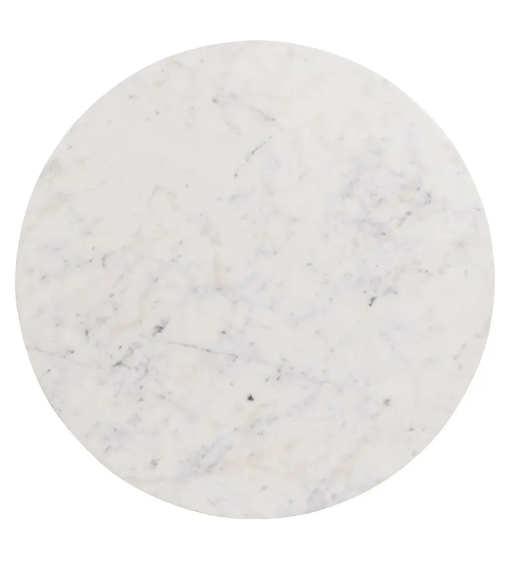 Stolik kawowy SPINDIMA 80 cm drewno mango marmur*DENZO Sale