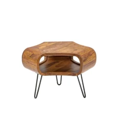 Stolik kawowy SPIN RETRO 60 cm drewno Sheesham*Invicta Interior Sale