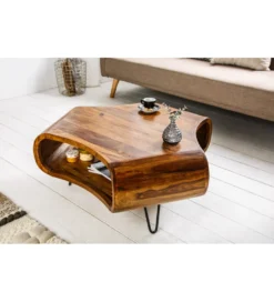 Stolik kawowy SPIN RETRO drewno Sheesham*Invicta Interior Clearance