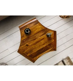 Stolik kawowy SPIN RETRO drewno Sheesham*Invicta Interior Clearance