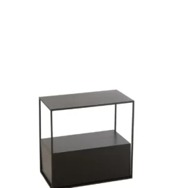 Stolik kawowy Square 57 cm czarny*J-Line Best