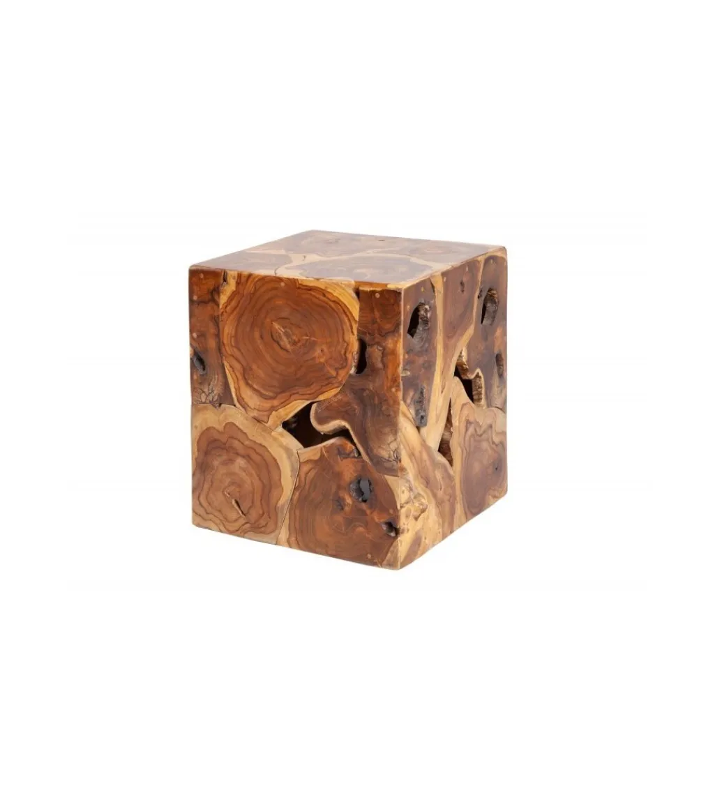 Stolik kawowy Square 40 cm teak*Invicta Interior - przedsprzedaż Hot