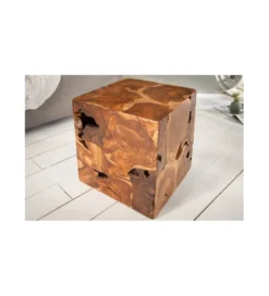 Stolik kawowy Square 40 cm teak*Invicta Interior - przedsprzedaż Hot