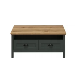Stolik kawowy STANTON 101 cm w optyce dębu Evoke Ciemnozielony*MCA Linia Włoska Online