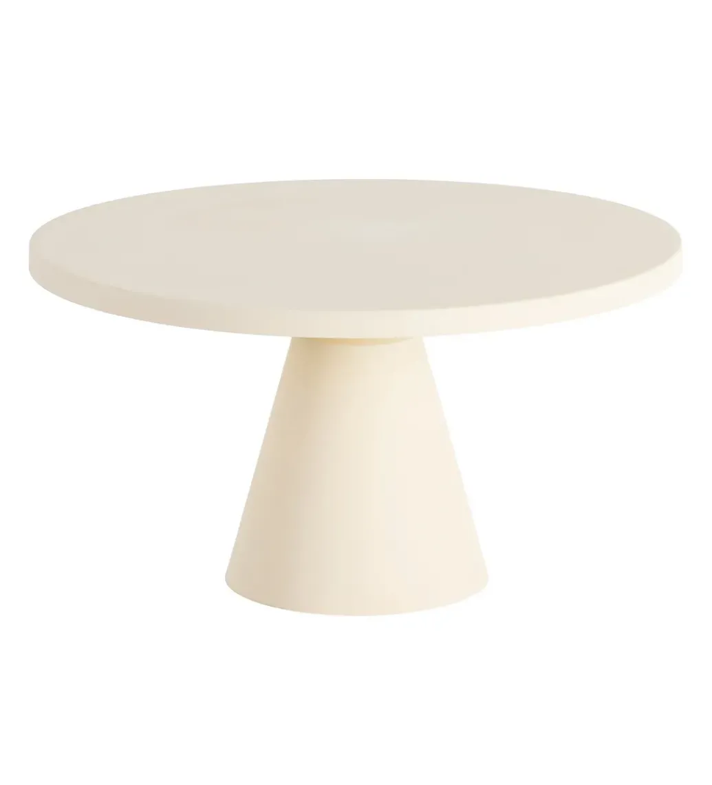Stolik kawowy STEAKEN 71 cm kremowy*Zona-Design Outlet