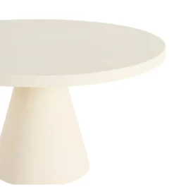 Stolik kawowy STEAKEN 71 cm kremowy*Zona-Design Outlet