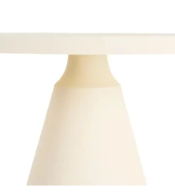 Stolik kawowy STEAKEN 71 cm kremowy*Zona-Design Outlet