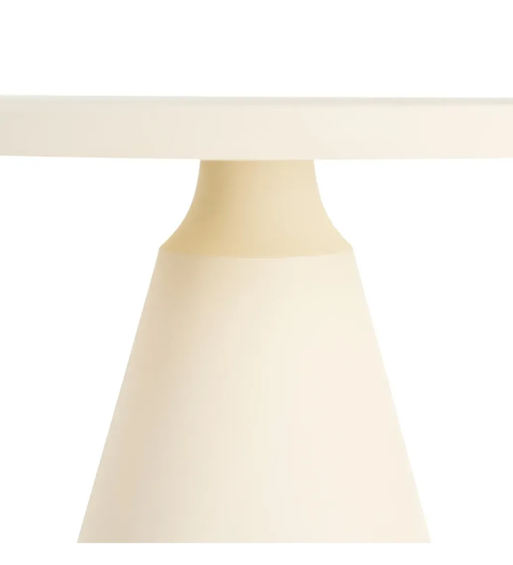 Stolik kawowy STEAKEN 71 cm kremowy*Zona-Design Outlet