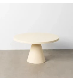 Stolik kawowy STEAKEN 71 cm kremowy*Zona-Design Outlet
