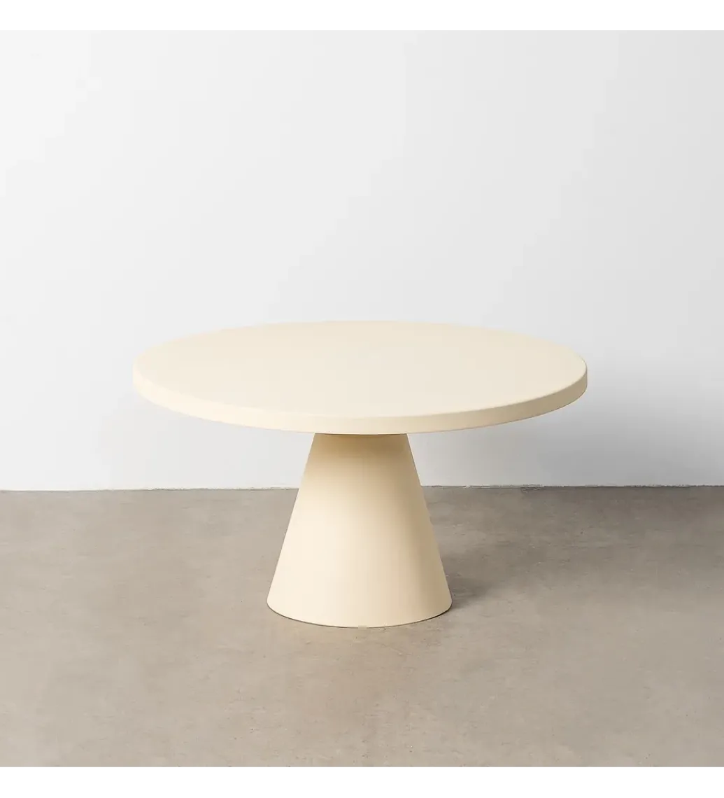 Stolik kawowy STEAKEN 71 cm kremowy*Zona-Design Outlet