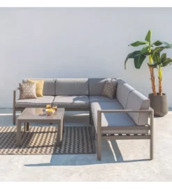 Stolik kawowy STELLA 70 cm szary*Zona-Design Outlet
