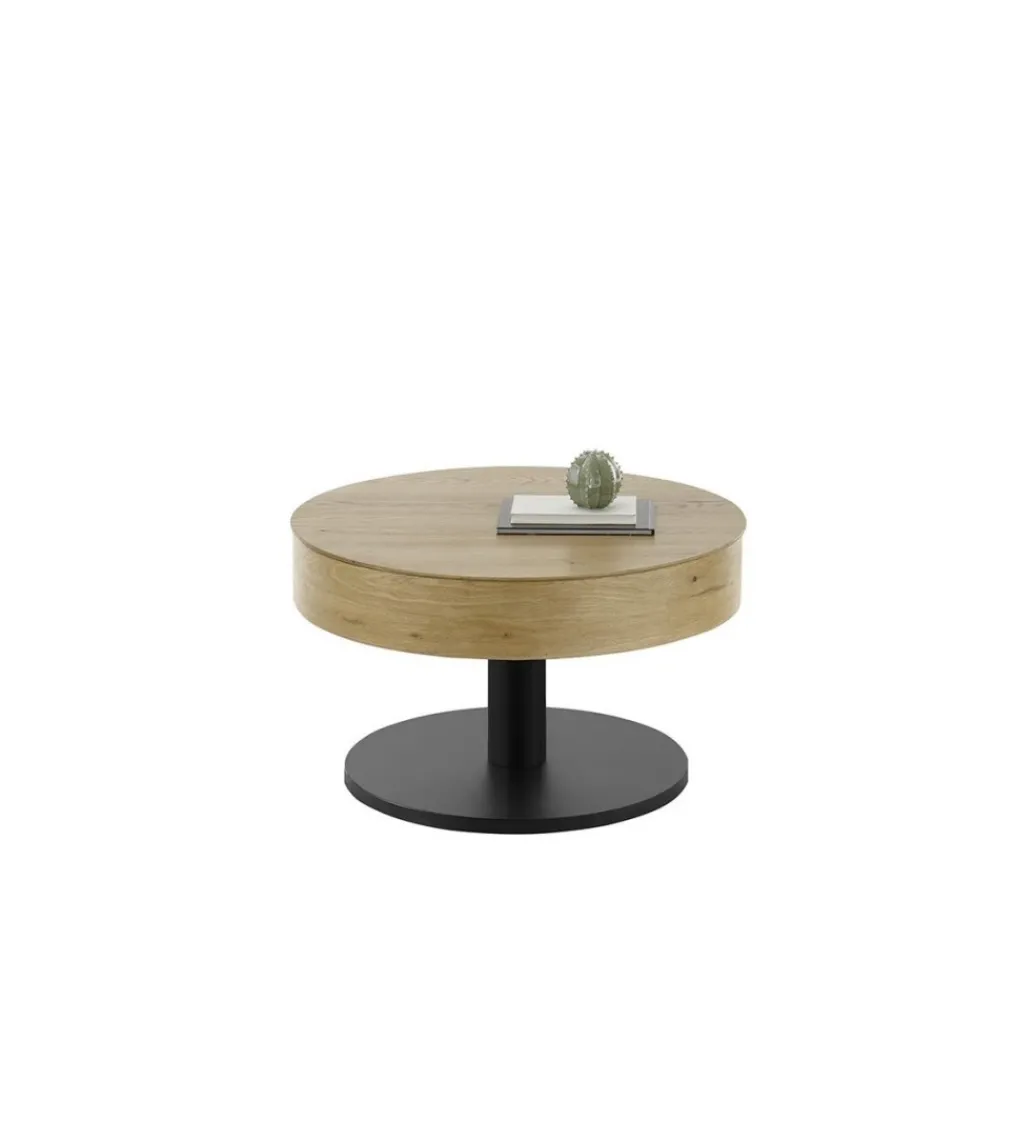 Stolik kawowy TANGER 75 cm w optyce dąb sękaty*MCA Clearance