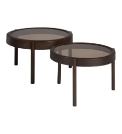 Stolik kawowy TERVO 61 cm ciemno brązowy*Zona-Design Sale