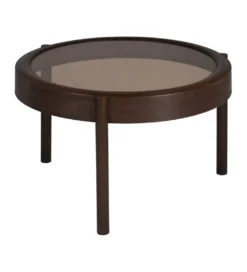 Stolik kawowy TERVO 75 cm ciemny brąz*Zona-Design New