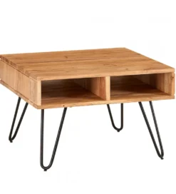Stolik kawowy TINAR 60 cm drewno akacja*WOHNLING, GERMANY Sale
