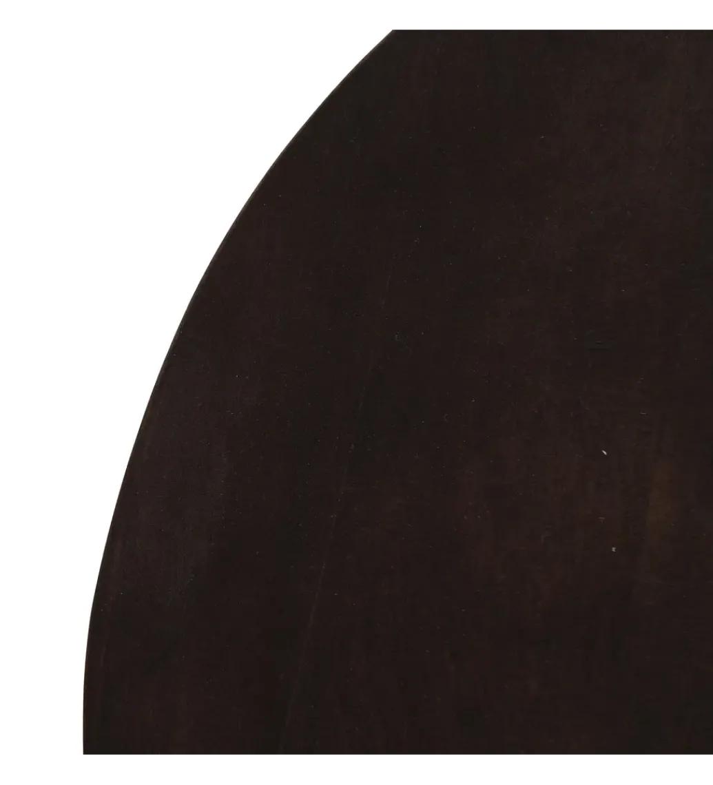 Stolik kawowy TOKAS 75 cm drewno mango Brązowy*Zona-Design Online