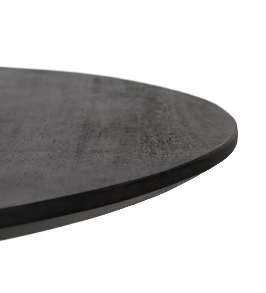 Stolik kawowy TOKAS 75 cm drewno mango Brązowy*Zona-Design Online